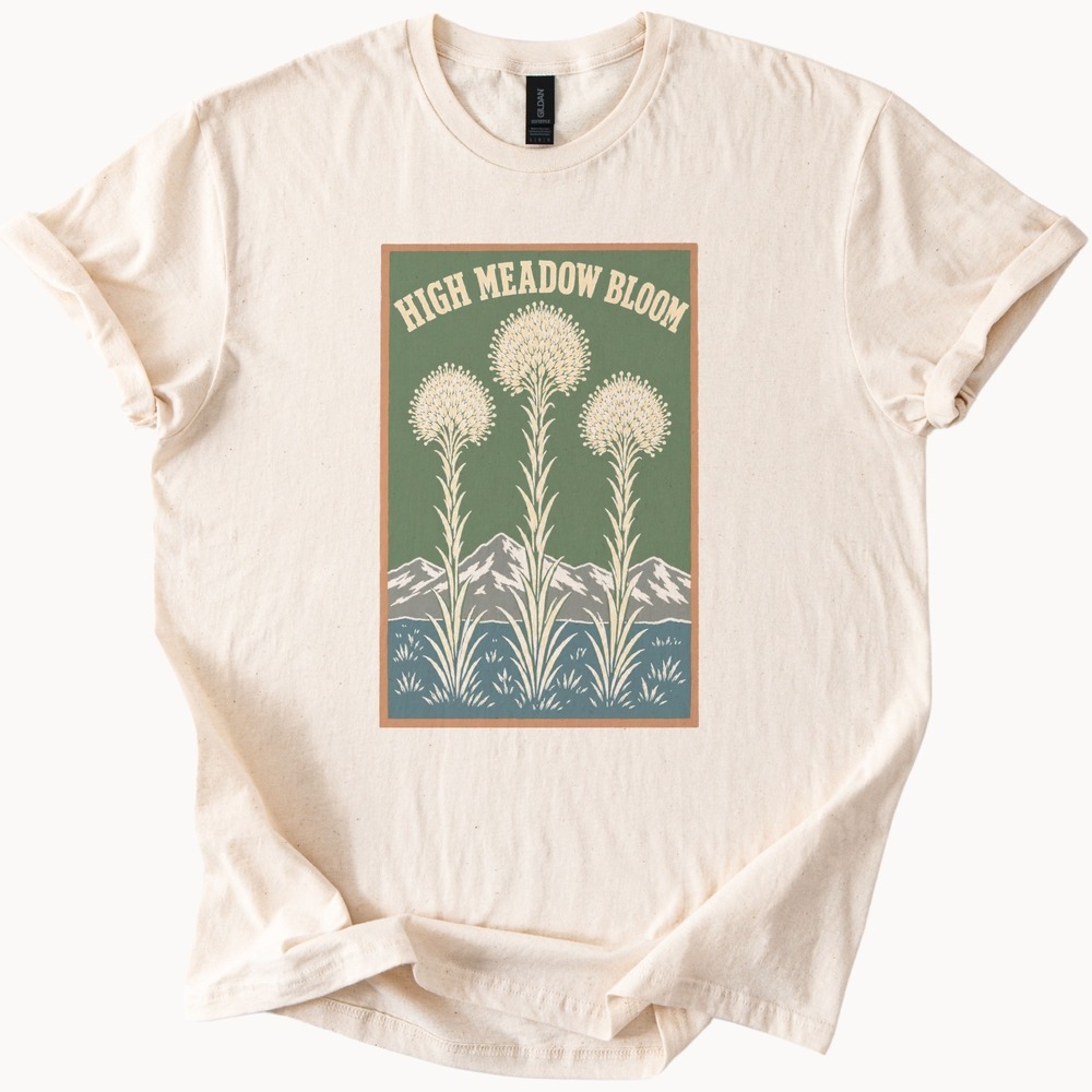 High Meadow Bloom Vintage Style Boho Tee